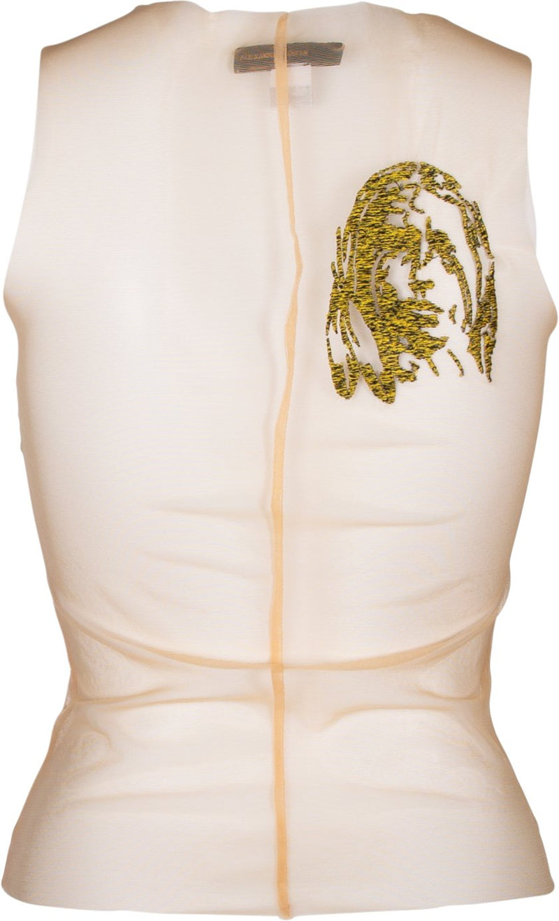 Alexander McQueen Life Is Pain Fall 1996 Mesh Top