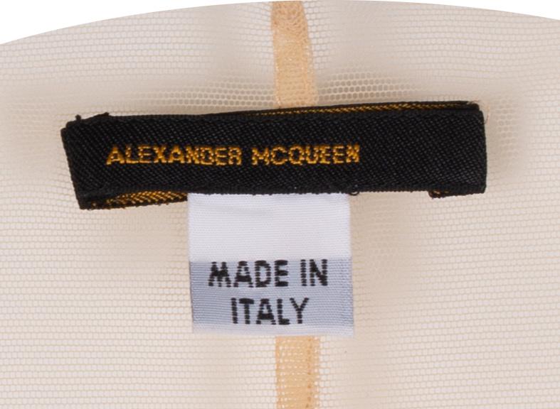 Alexander McQueen Life Is Pain Fall 1996 Mesh Top