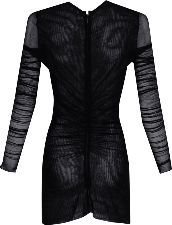 Dolce & Gabbana Spring 1998 Sheer Embellished Madonna Dress