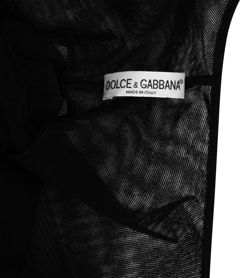 Dolce & Gabbana Spring 1998 Sheer Embellished Madonna Dress