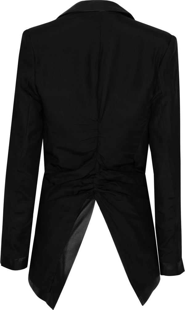 Christian Dior Spring 2003 Runway Leather Embellished Blazer Jacket