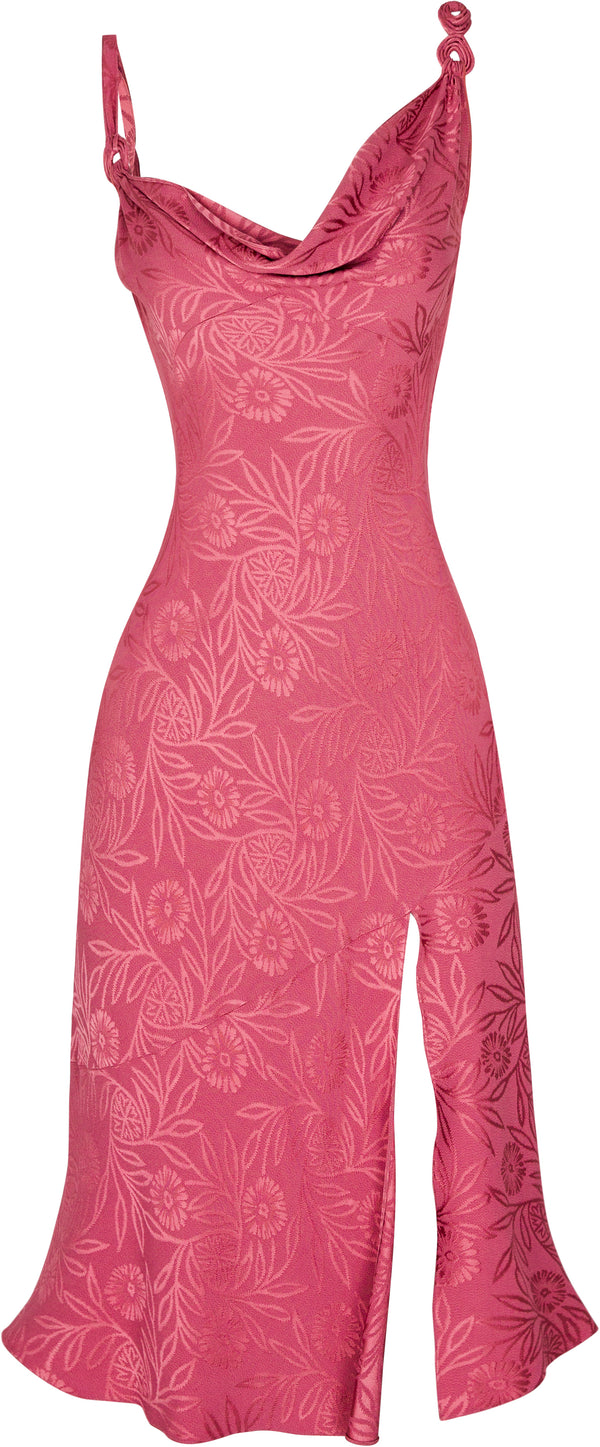 John Galliano Spring 2000 Printed Asymmetrical Dress