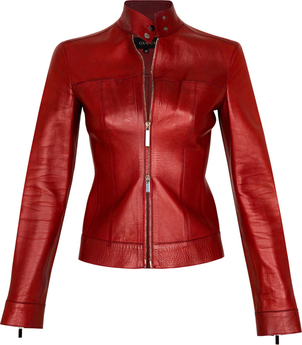 Gucci Spring 1999 Runway Leather Biker Jacket