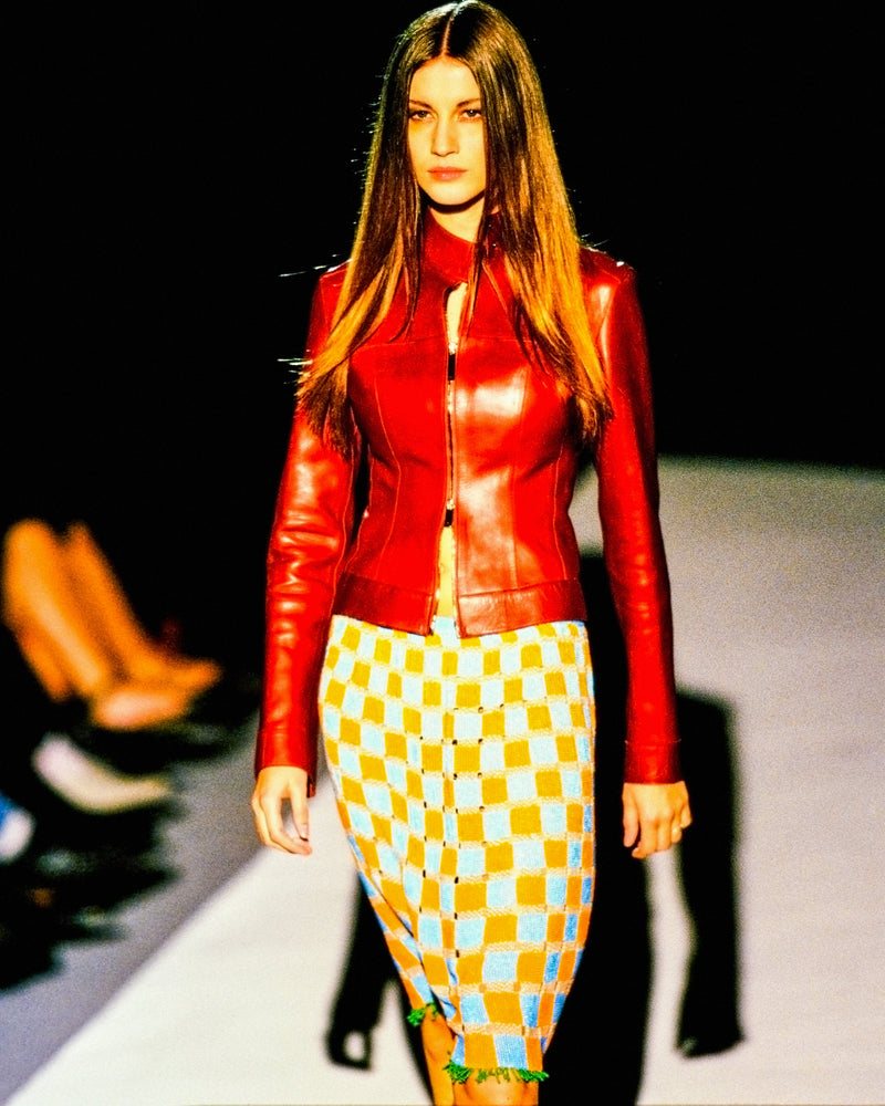 Gucci Spring 1999 Runway Leather Biker Jacket