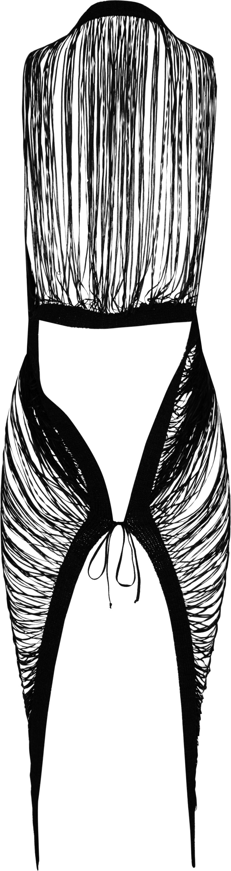 Maison Martin Margiela Fall 2001 Two-Way Fringe Dress