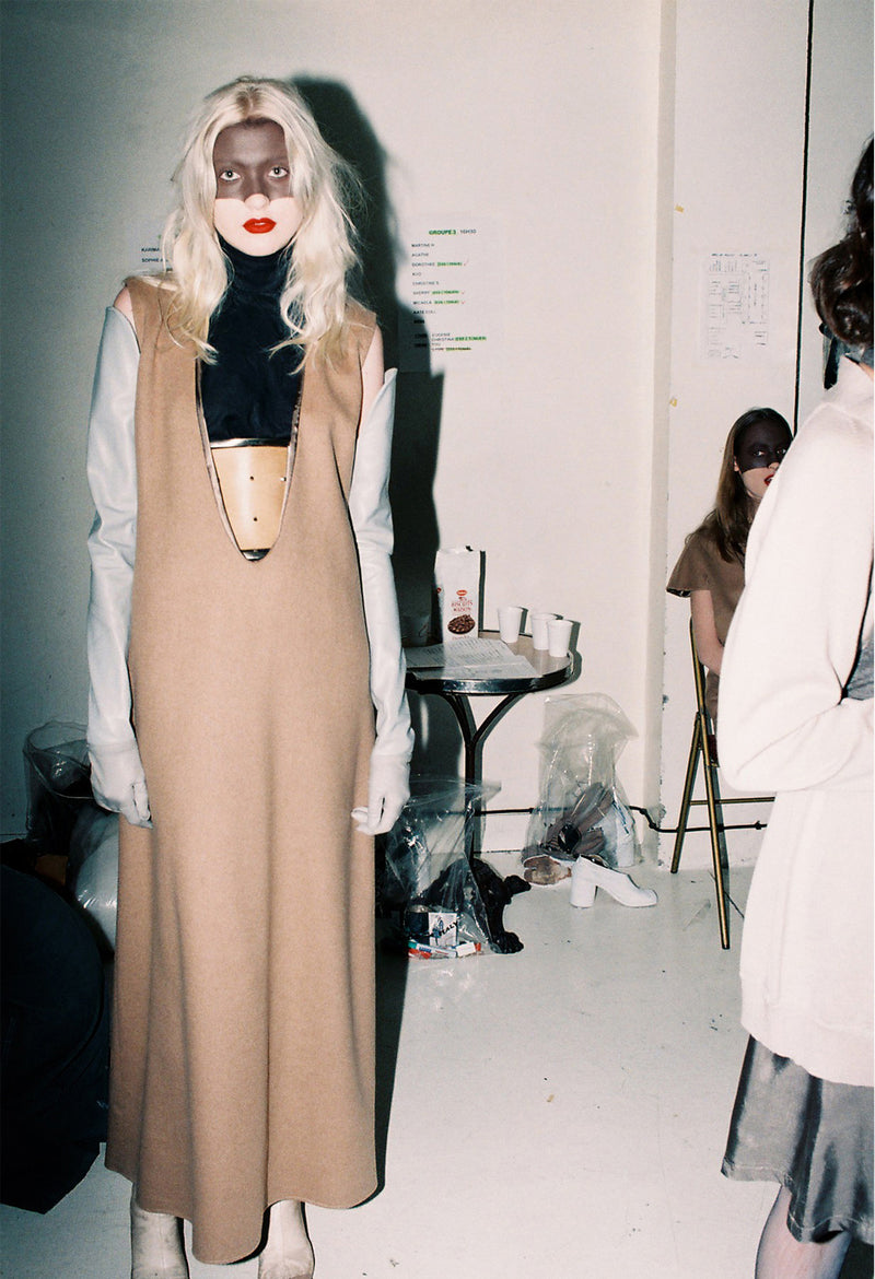 Maison Martin Margiela Fall 1996 Black Backless Apron