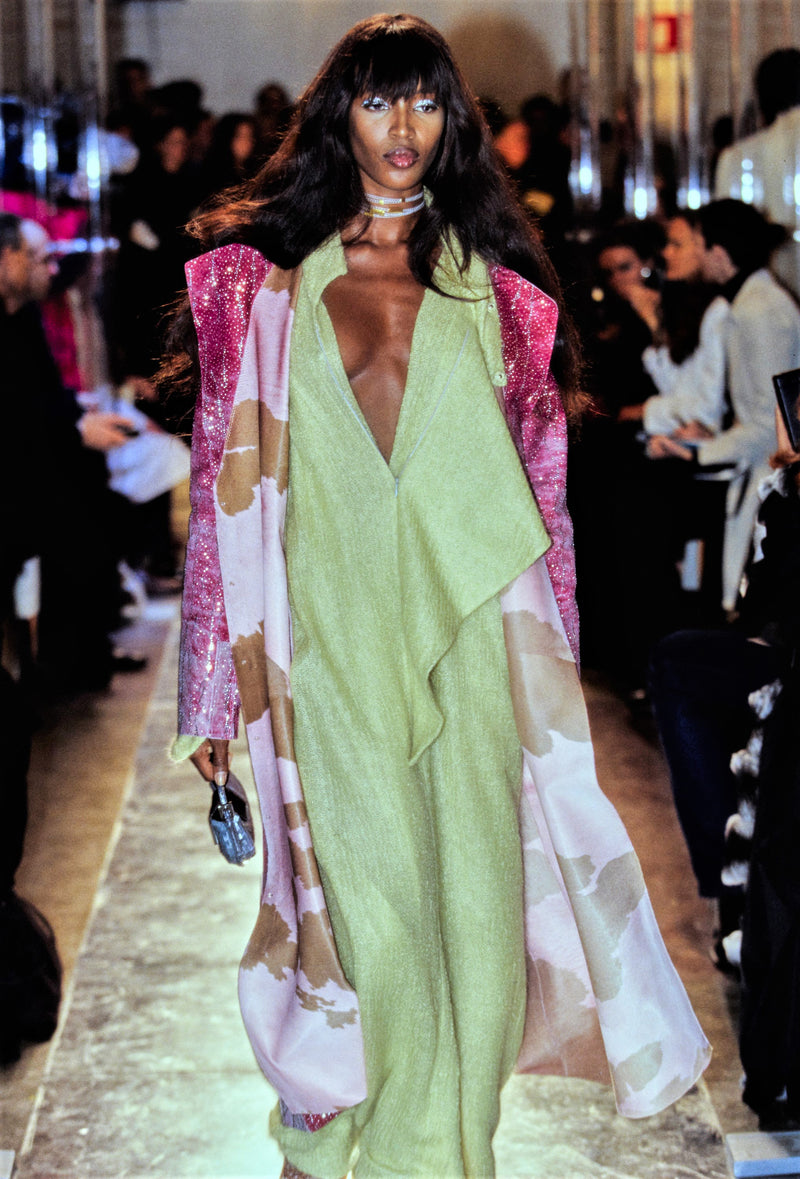 Fendi Fall 1999 Blue Printed Baguette