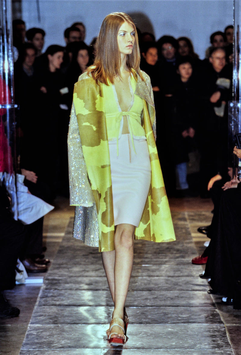 Fendi Fall 1999 Blue Printed Baguette