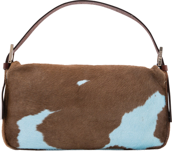 Fendi Fall 1999 Blue Printed Baguette