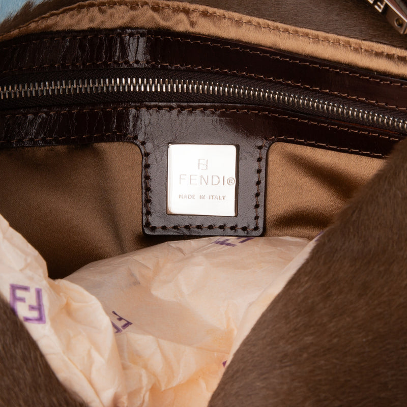 Fendi Fall 1999 Blue Printed Baguette