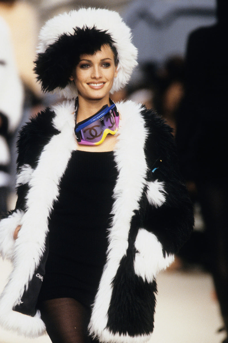 Chanel Fall 1994 Runway Fluffy Newsboy Hat