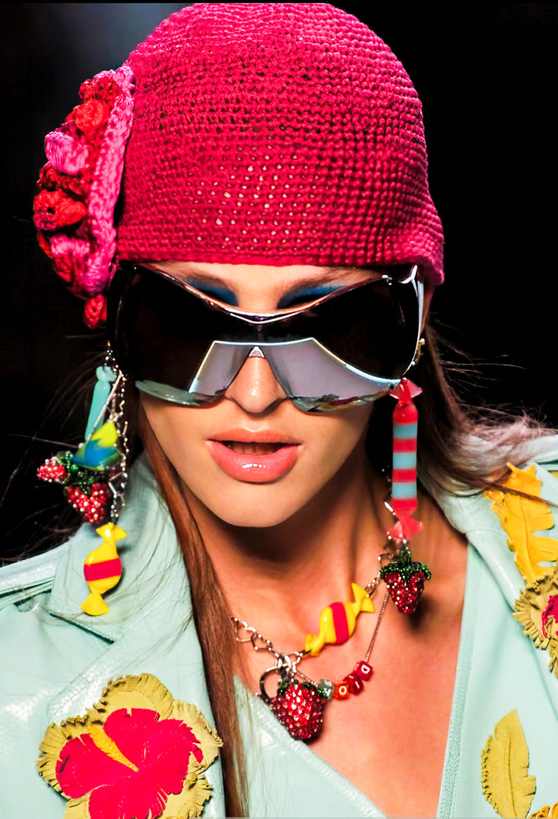 Christian Dior Spring 2005 Embellished Logo Candy Bracelet