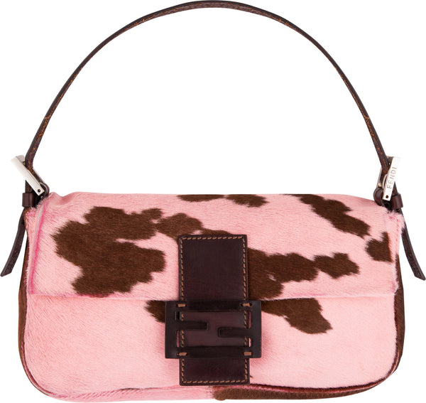 Fendi Fall 1999 Pink Printed Baguette