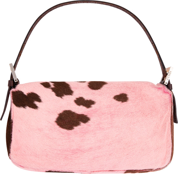 Fendi Fall 1999 Pink Printed Baguette