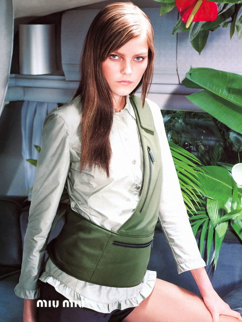 Miu Miu Spring 1999 Runway Zippered Chest Rig