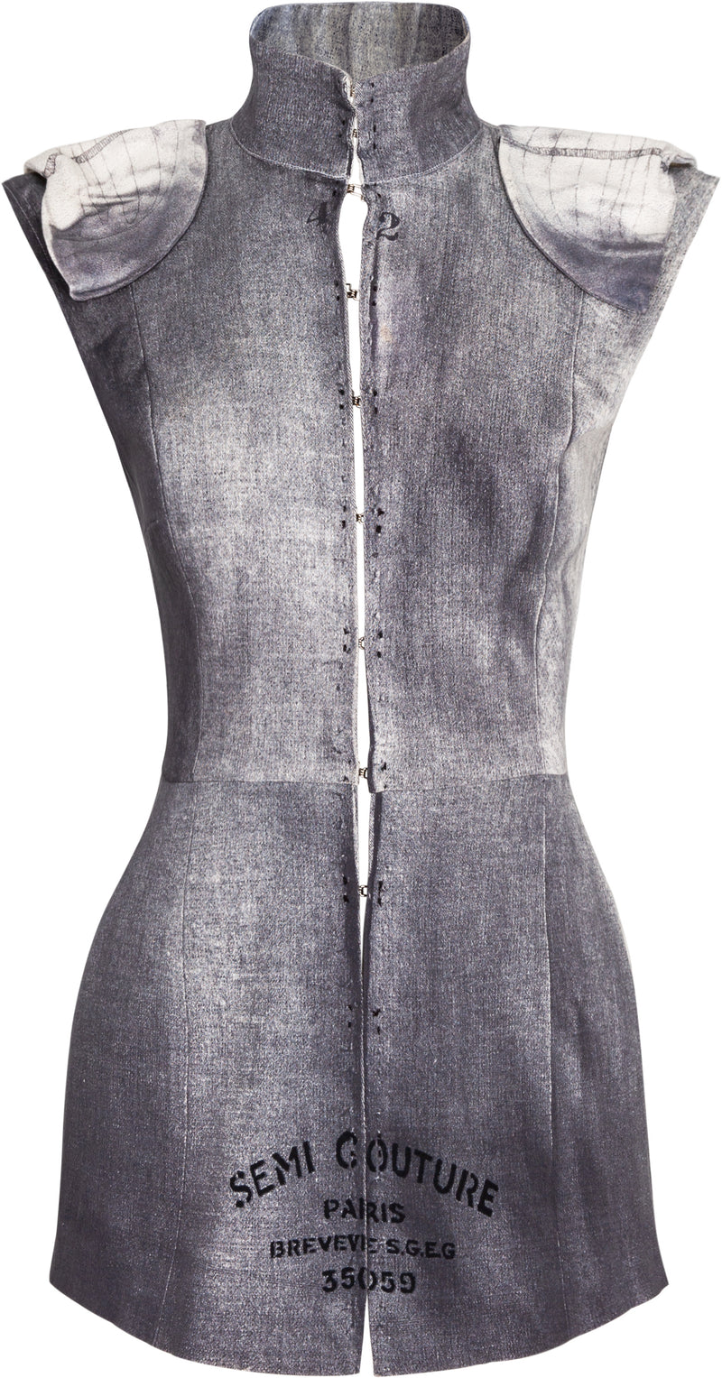Maison Martin Margiela Spring 1999 Trompe-L'œil Semi Couture Bodice
