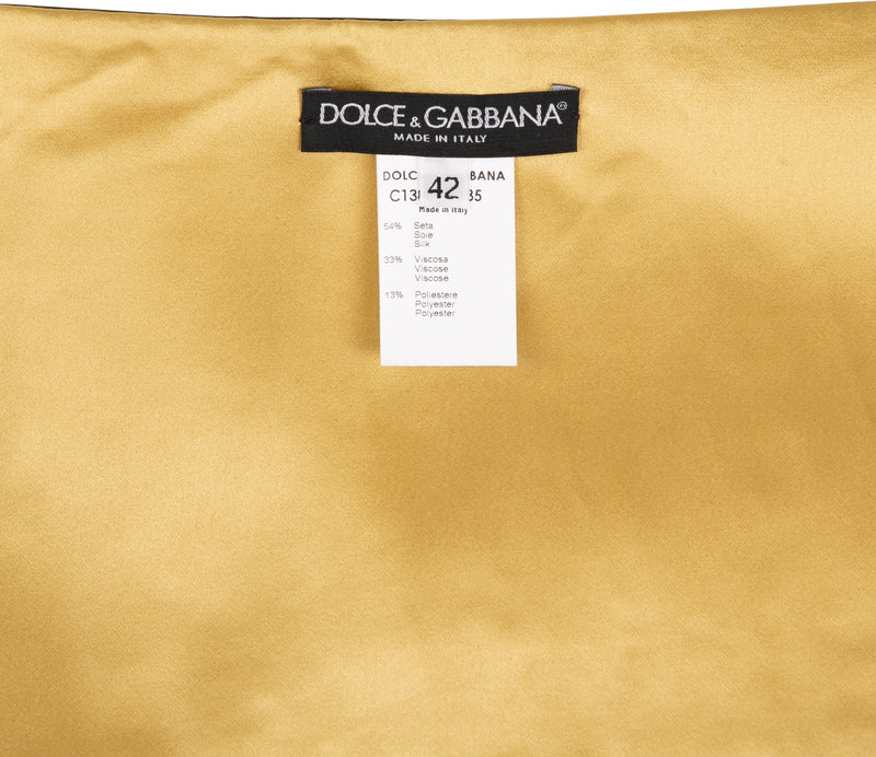 Dolce & Gabbana Spring 2000 Swarovski Embellished Micro Belt Skirt