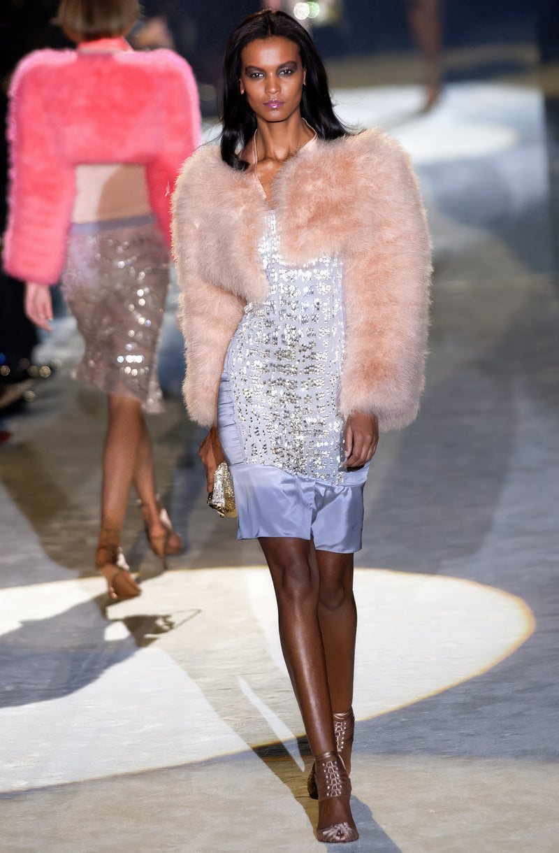 Gucci Spring 2004 Runway Blush Cropped Jacket