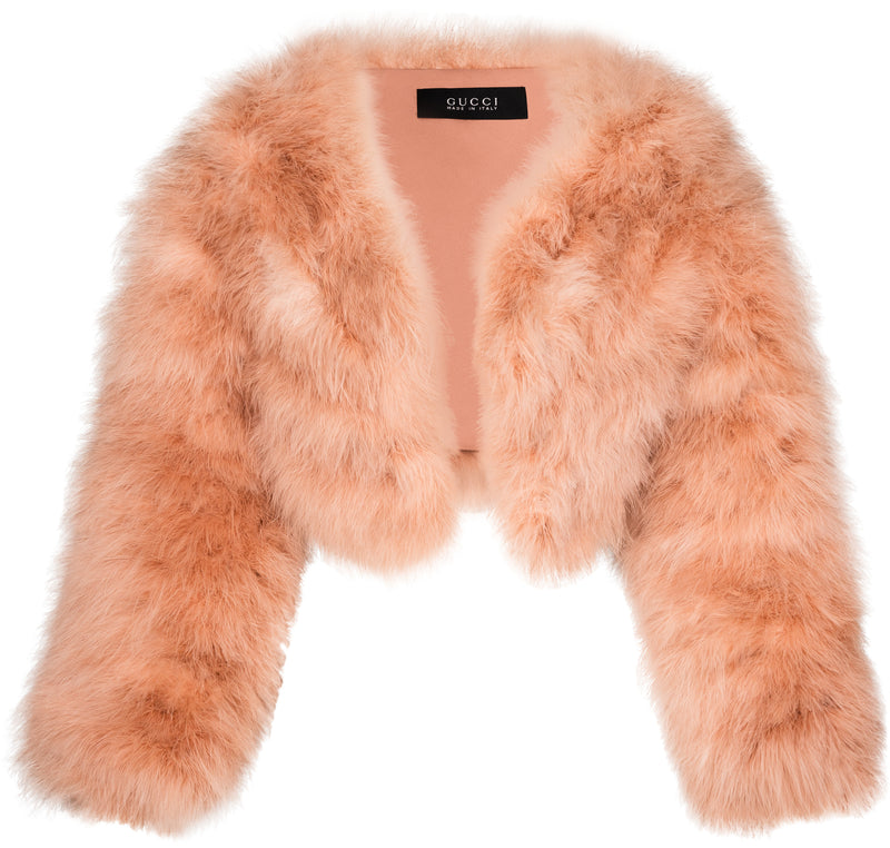 Gucci Spring 2004 Runway Blush Cropped Jacket