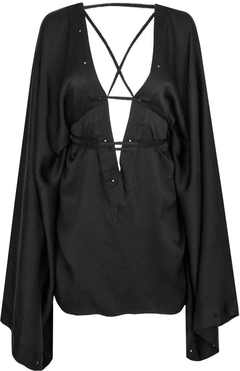 Gucci Fall 2002 Runway Lace-Up Mini Dress