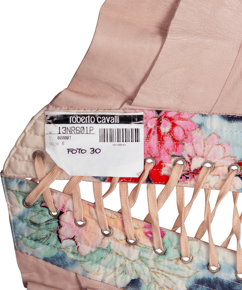 Roberto Cavalli Spring 2003 Runway Leather Waist Cincher Corset