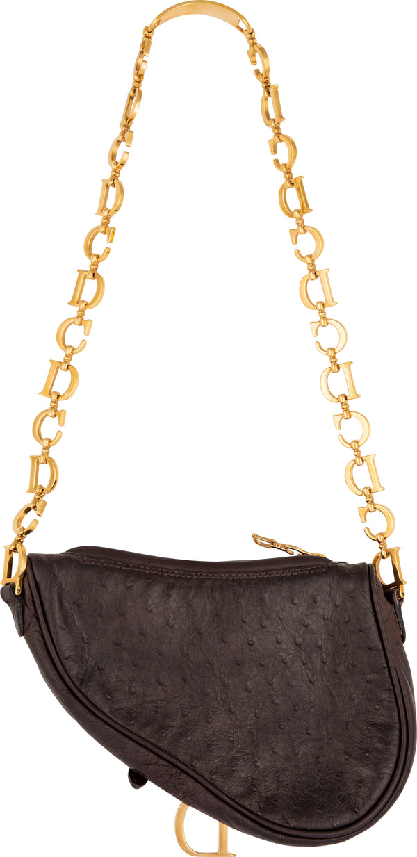 Christian Dior Fall 2000 Runway Saddle Bag