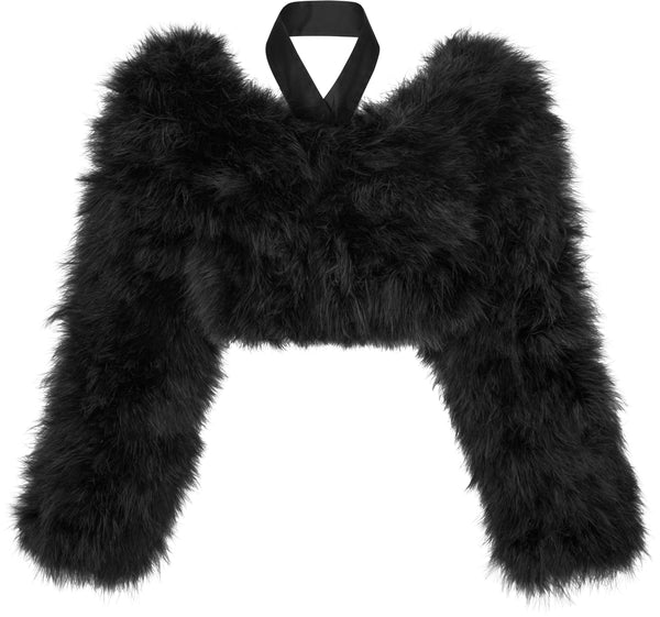 Gucci Spring 2004 Runway Black Bolero Jacket