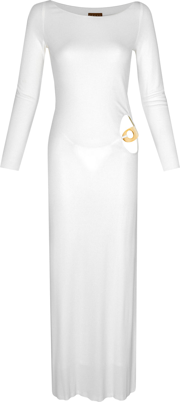 Gucci Fall 1996 Two-Piece Cut-Out Gown Tanga Set
