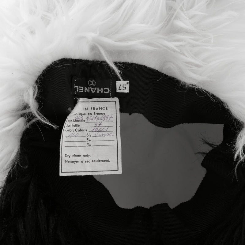 Chanel Fall 1994 Runway Fluffy Newsboy Hat