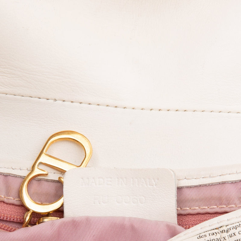 Christian Dior Fall 2000 Newspaper Leather Saddle Bag