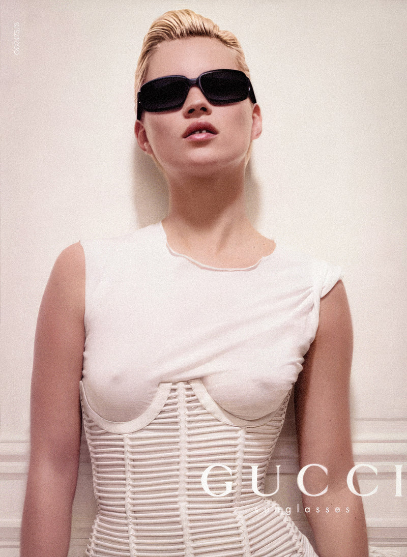 Gucci Spring 2001 Runway Caged Leather Corset