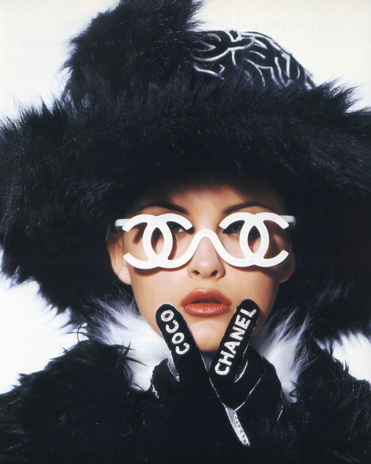 Chanel Fall 1994 Runway CC Logo Sunglasses