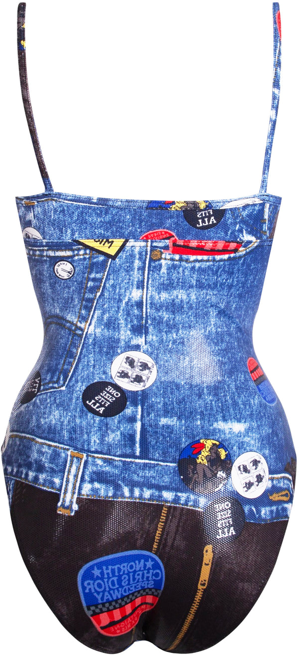 Christian Dior Miss Diorella Trompe L'oeil One-Piece