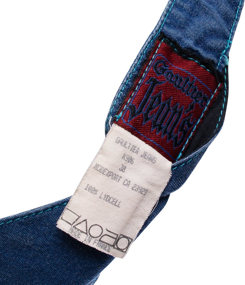 Jean Paul Gaultier Denim Two Piece Mini Set