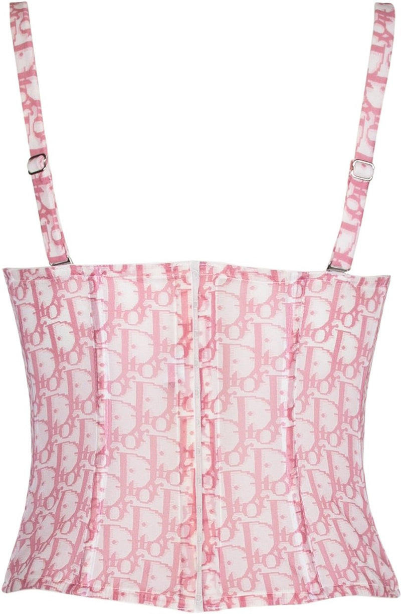 Christian Dior Diorissimo Girly Bustier Top