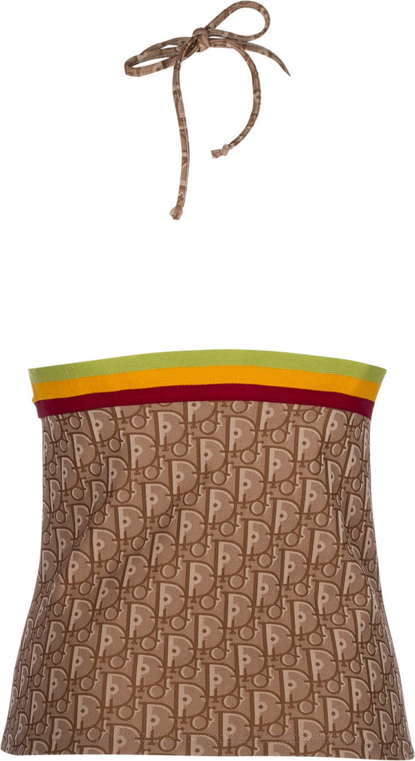 Christian Dior Rasta Diorissimo Halter Top