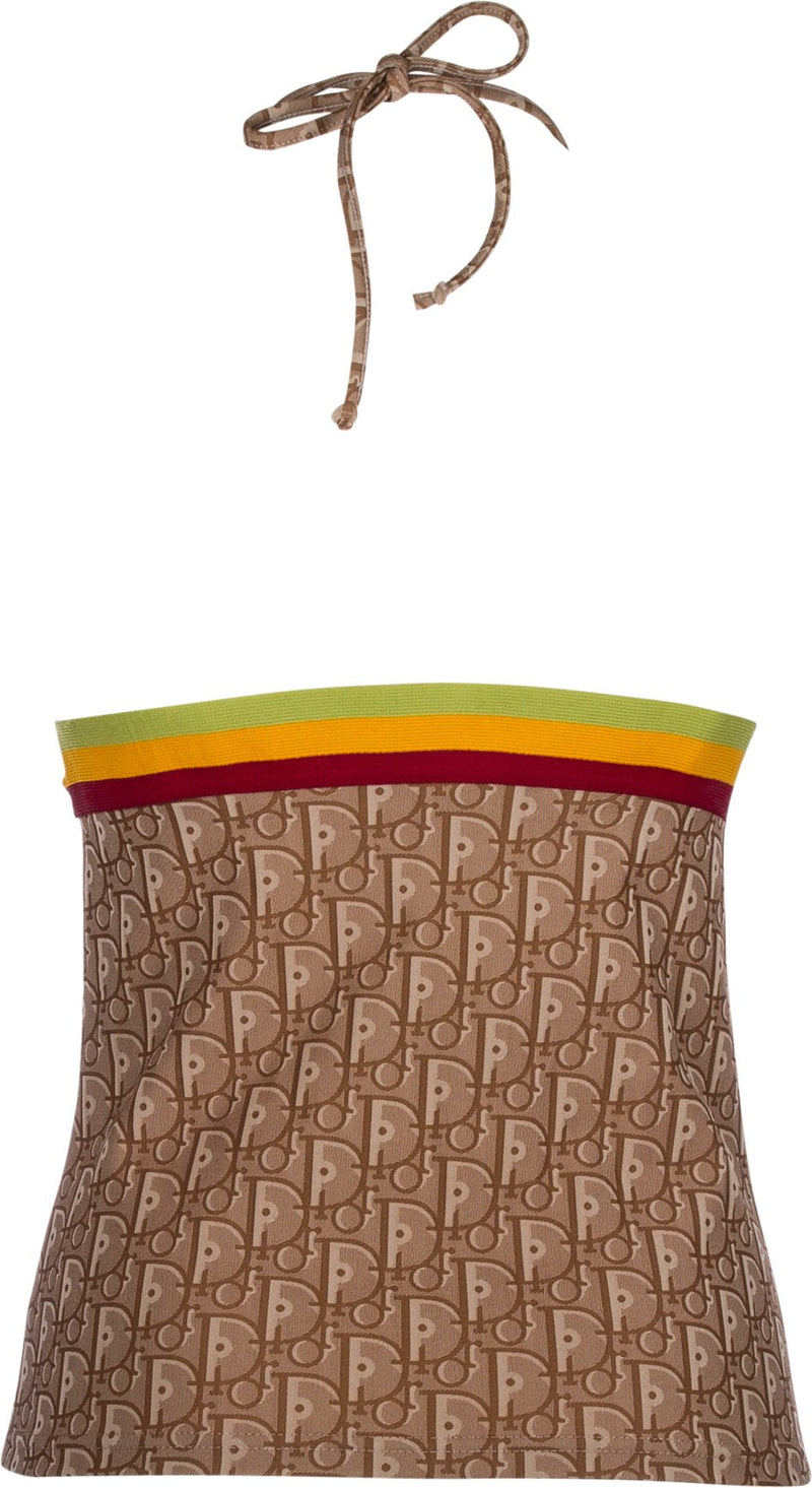 Christian Dior Rasta Diorissimo Halter Top