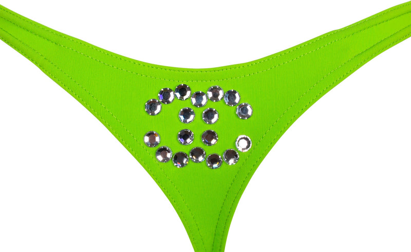 Chanel Spring 1995 Runway Tri-Color Crystal Bikini