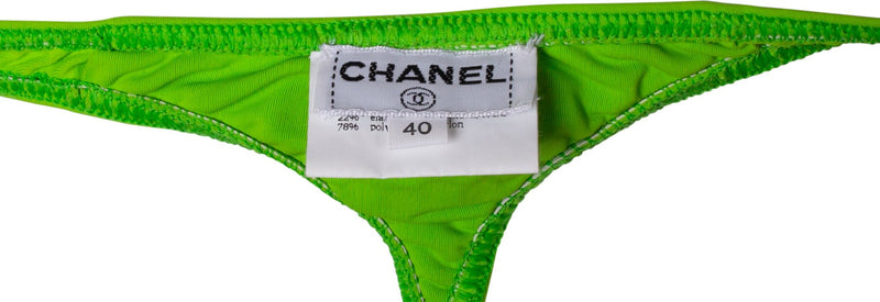 Chanel Spring 1995 Runway Tri-Color Crystal Bikini