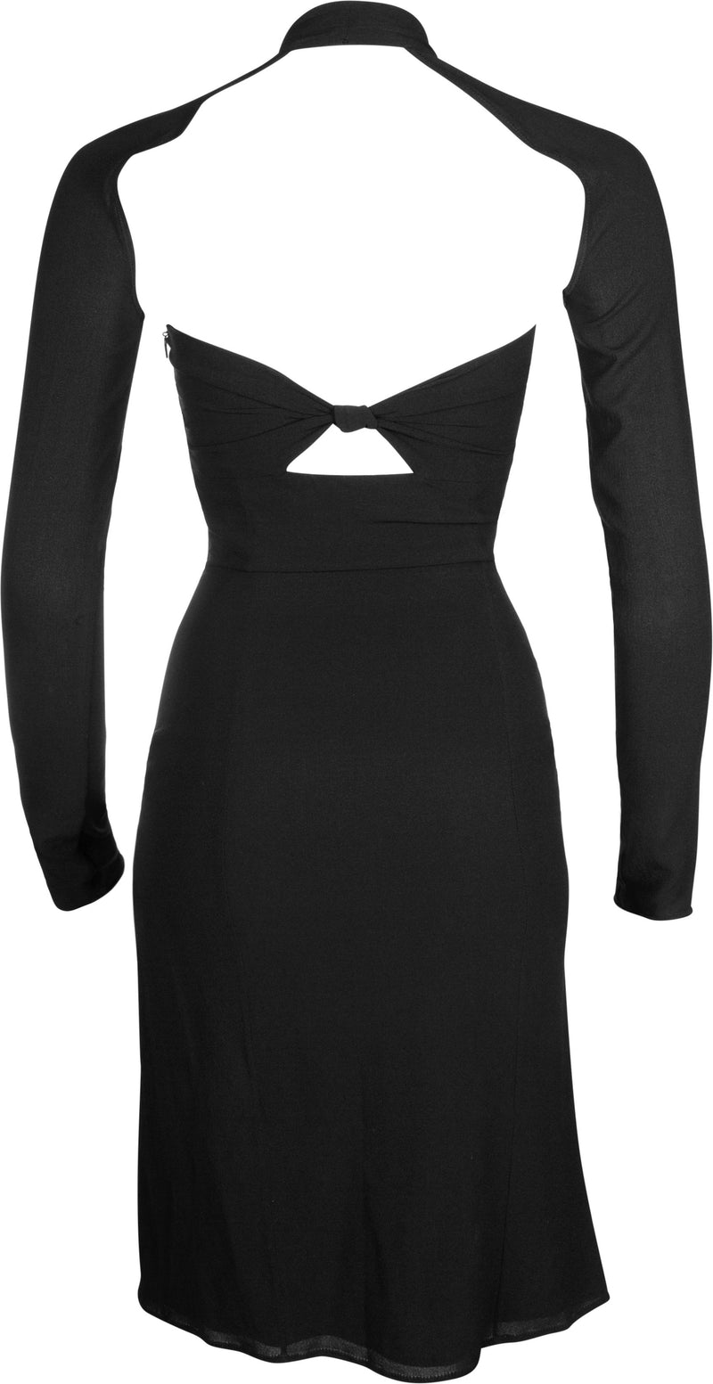 Gucci Cut Out Bustier Cocktail Dress