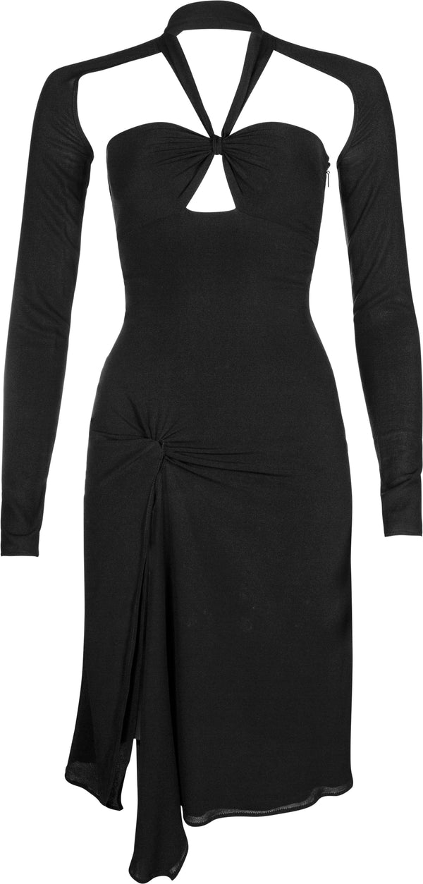 Gucci Cut Out Bustier Cocktail Dress