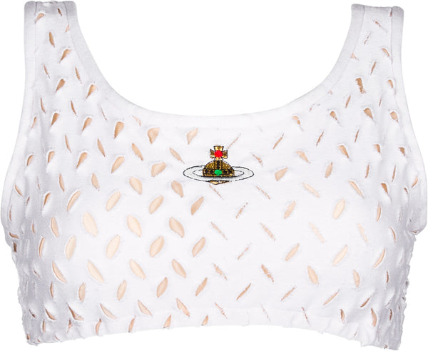 Vivienne Westwood Spring 1991 Cut Slash Pull Crop Top