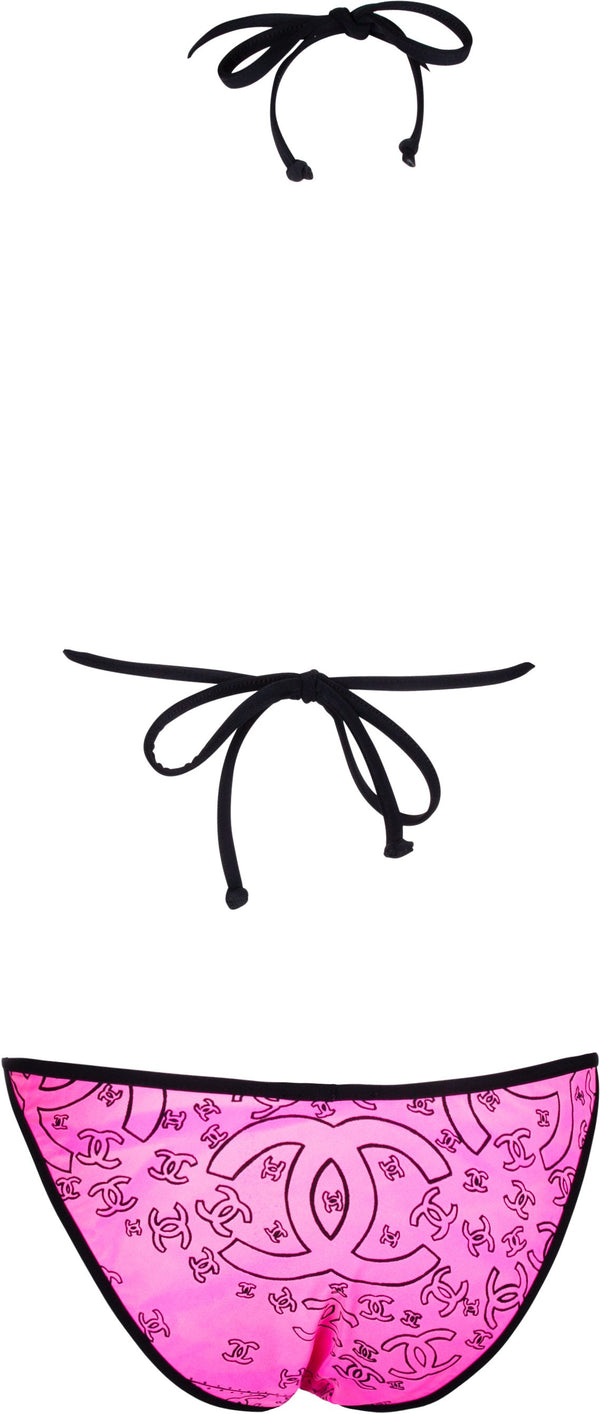 Chanel Hot Pink Bandana Bikini