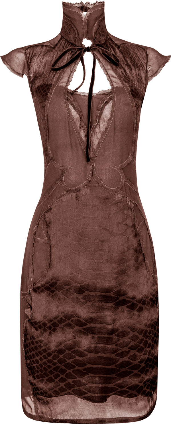 Yves Saint Laurent Fall 2004 Chinoiserie Dress