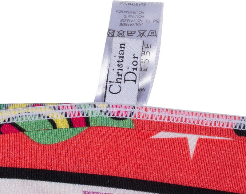 Christian Dior Multicolor Rasta Mania Bikini