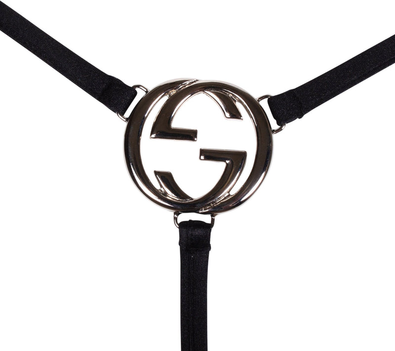 Gucci Museum Spring 1997 Runway Metal Logo G-String