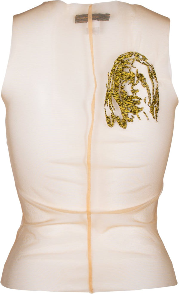 Alexander McQueen Life Is Pain Fall 1996 Mesh Tank Top