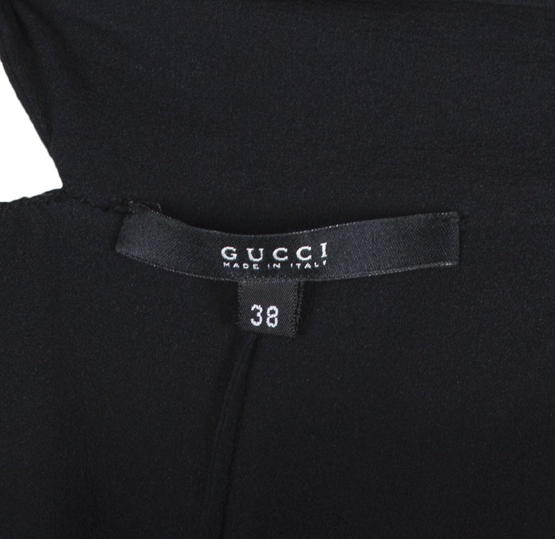 Gucci Cut Out Bustier Cocktail Dress