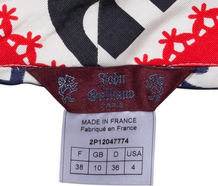 John Galliano Moto Sign Runway Jeans