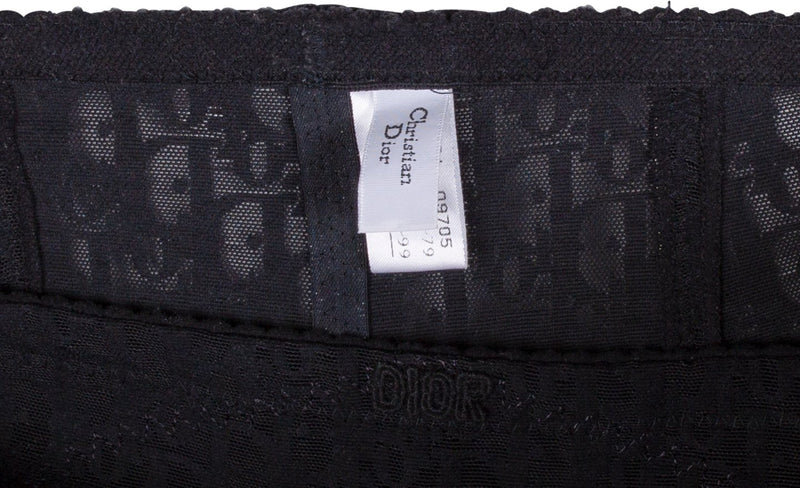 Christian Dior Black Diorissimo Biker Shorts